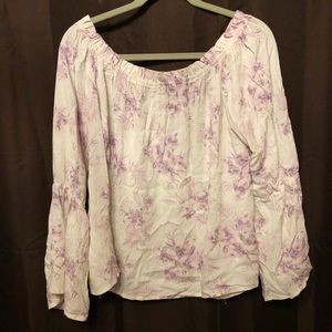 Floral Off Shoulder Shirt | Altar’d State